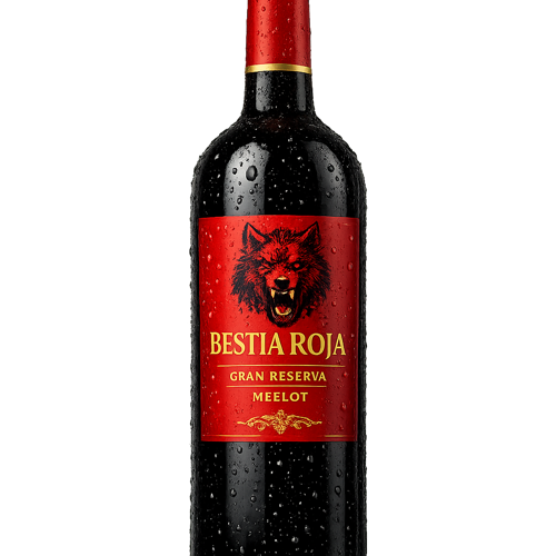 VINO BESTIA ROJA GR RVA MERLOT
